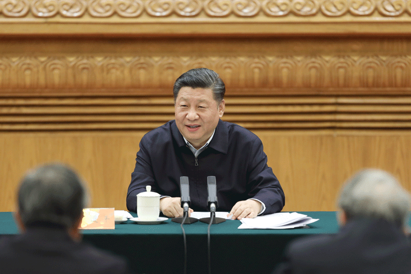 2019年3月18日，習(xí)近平總書記在北京主持召開學(xué)校思想政治理論課教師座談會(huì)并發(fā)表重要講話。