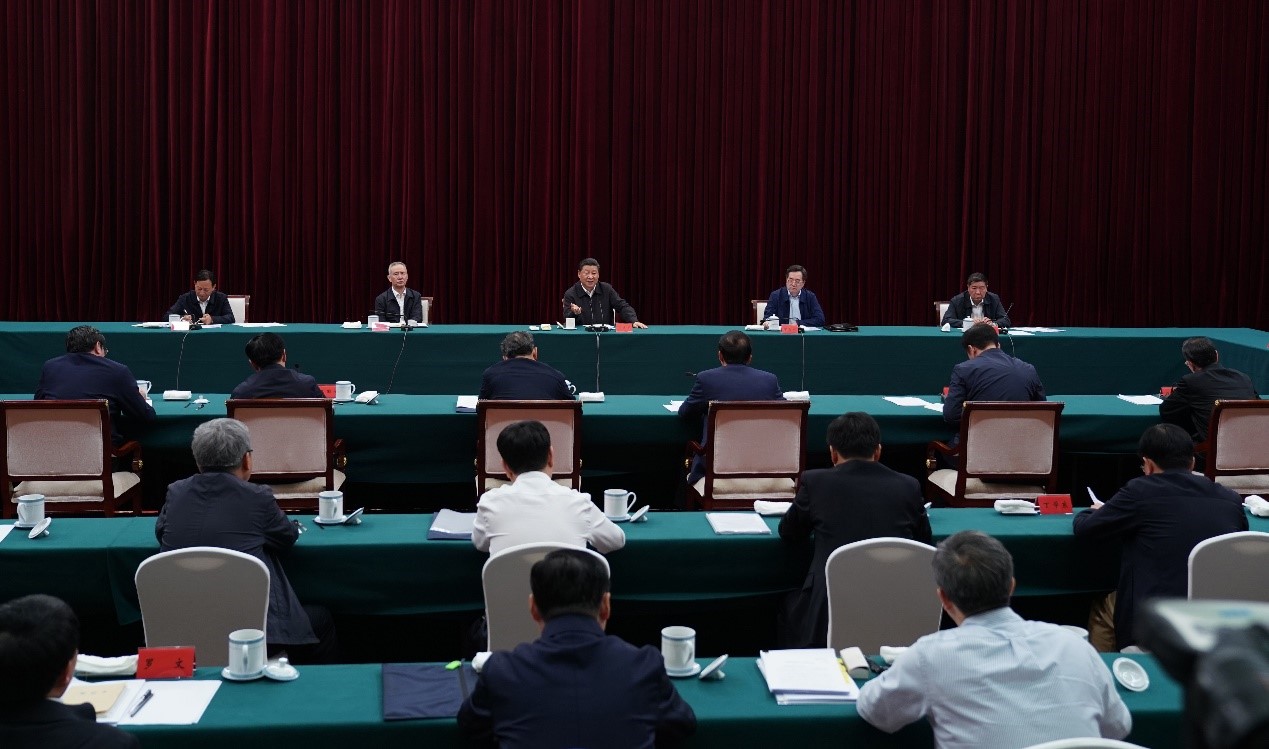 2019年5月20日至22日，中共中央總書記、國(guó)家主席、中央軍委主席習(xí)近平在江西考察，主持召開(kāi)推動(dòng)中部地區(qū)崛起工作座談會(huì)并發(fā)表重要講話。新華社記者 謝環(huán)馳 攝 